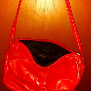 Beautiful red shoulder bag